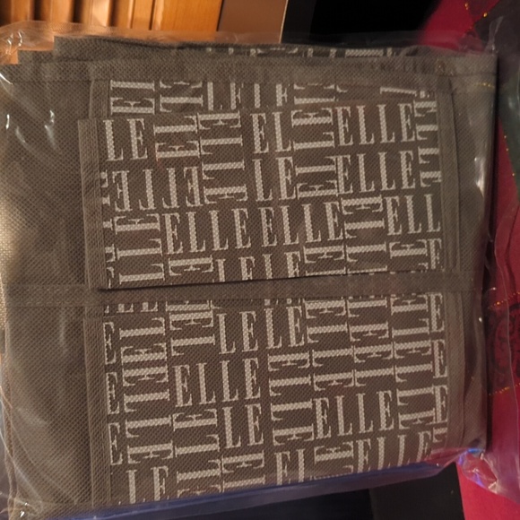 Elle Decor 20 Pocket over the Door Grey Fabric Organizer Shoes NEW NIP NICE - Picture 6 of 8